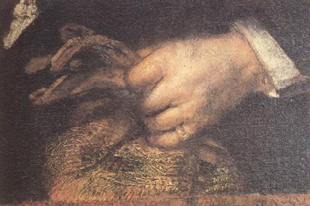 REMBRANDT Harmenszoon van Rijn Details of The Sampling Officials of the Amsterdam Drapers' Guild (mk33)